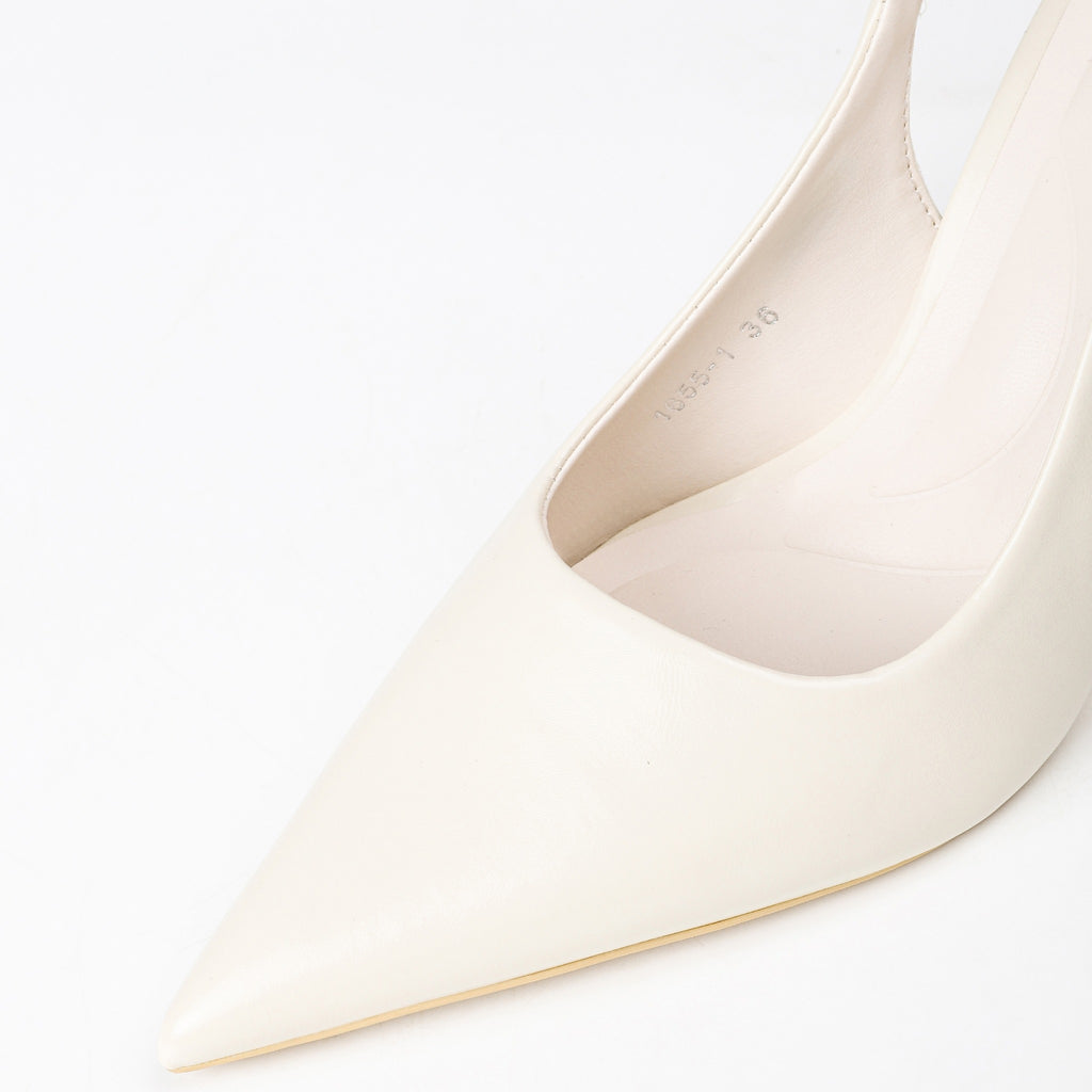 Off-White slingback pumps side view