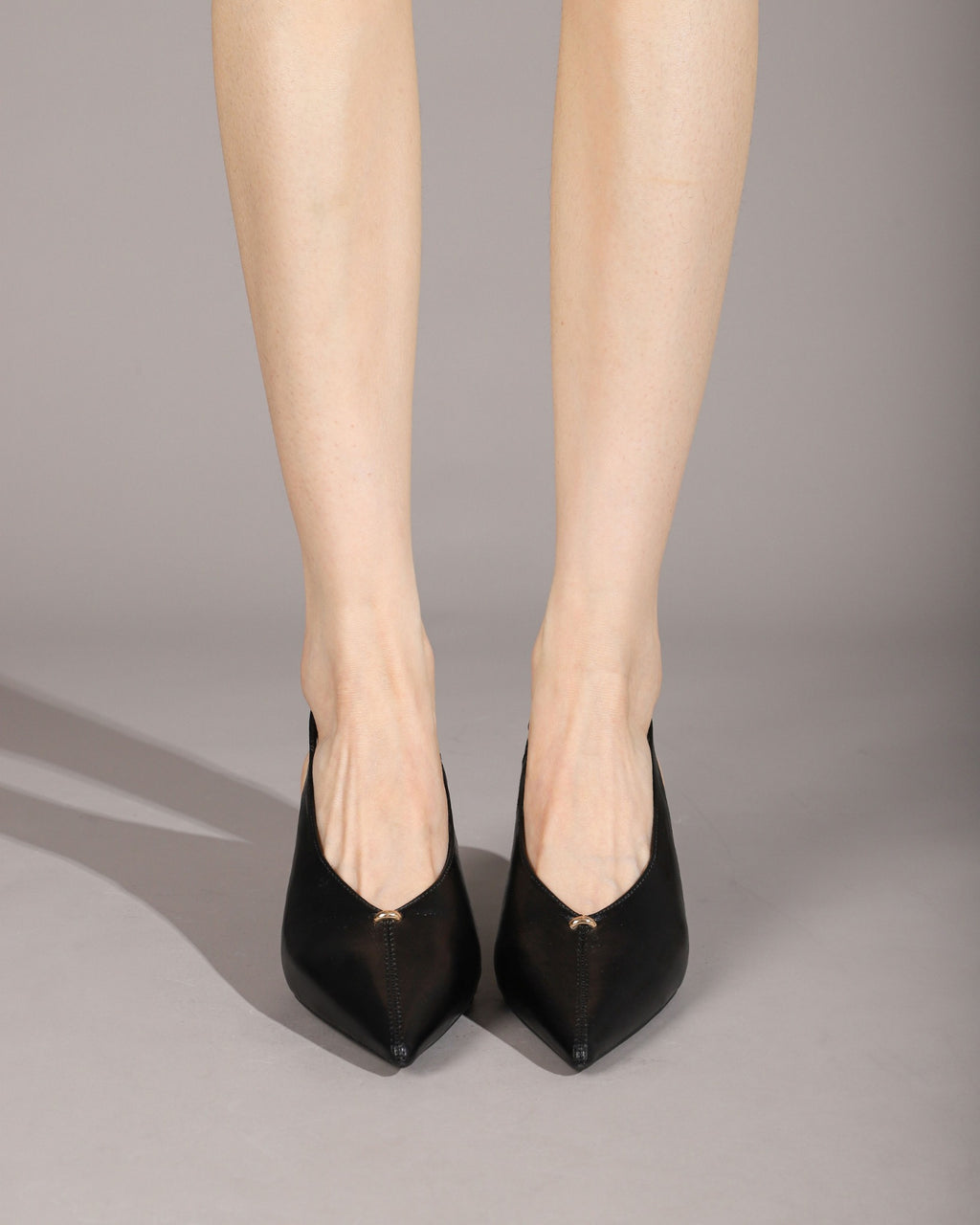Black heels on foot 2