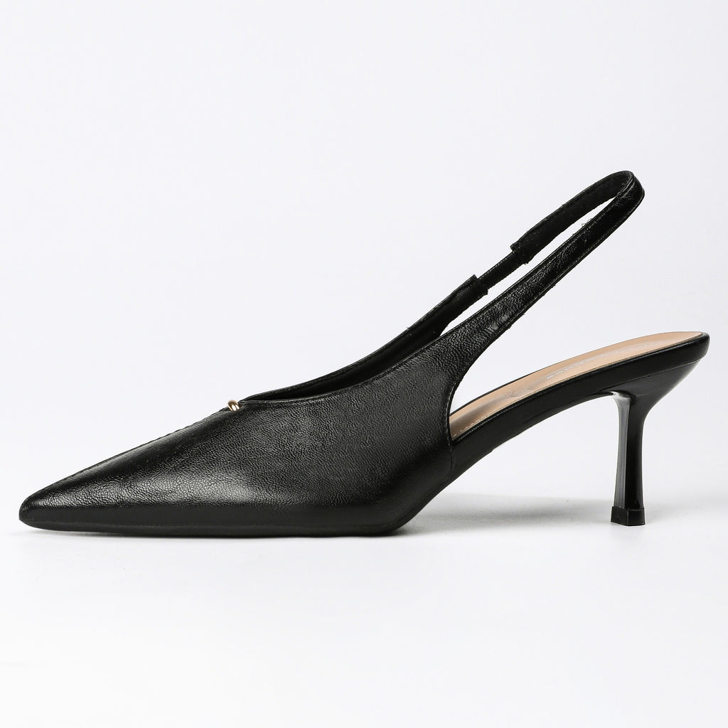 Black heels side