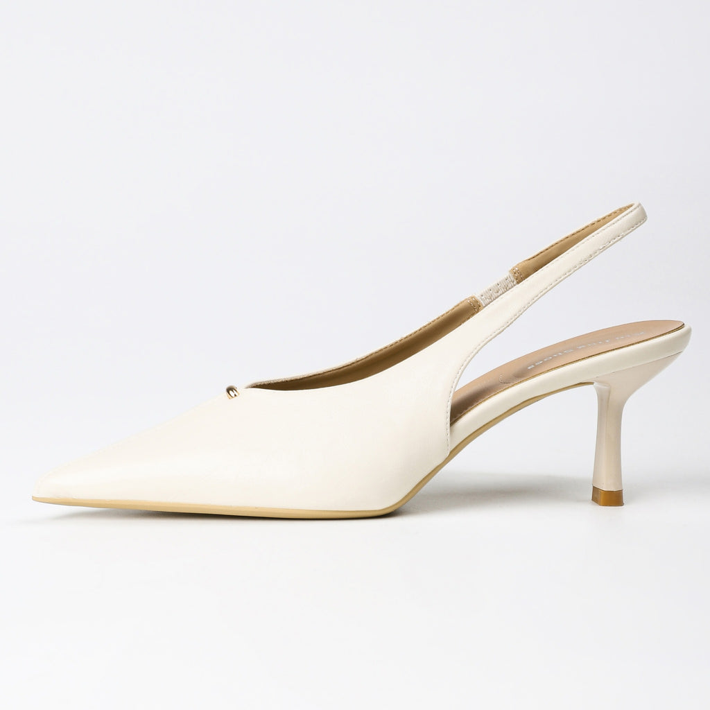 Off-white heels side