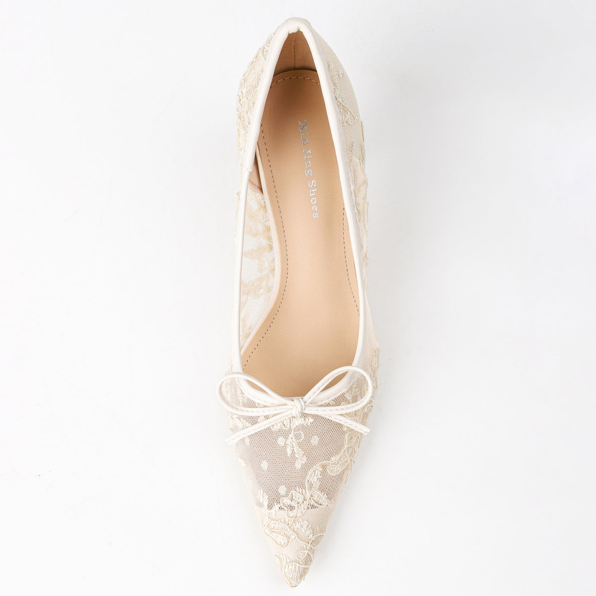 White pumps - white background 3