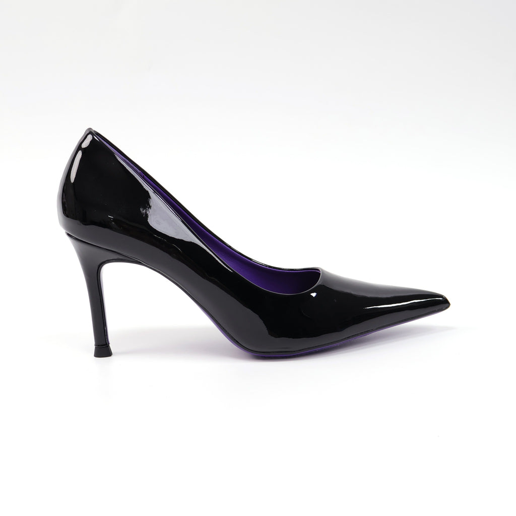 ELVESSIA 902-1 Black pointed-toe pumps
