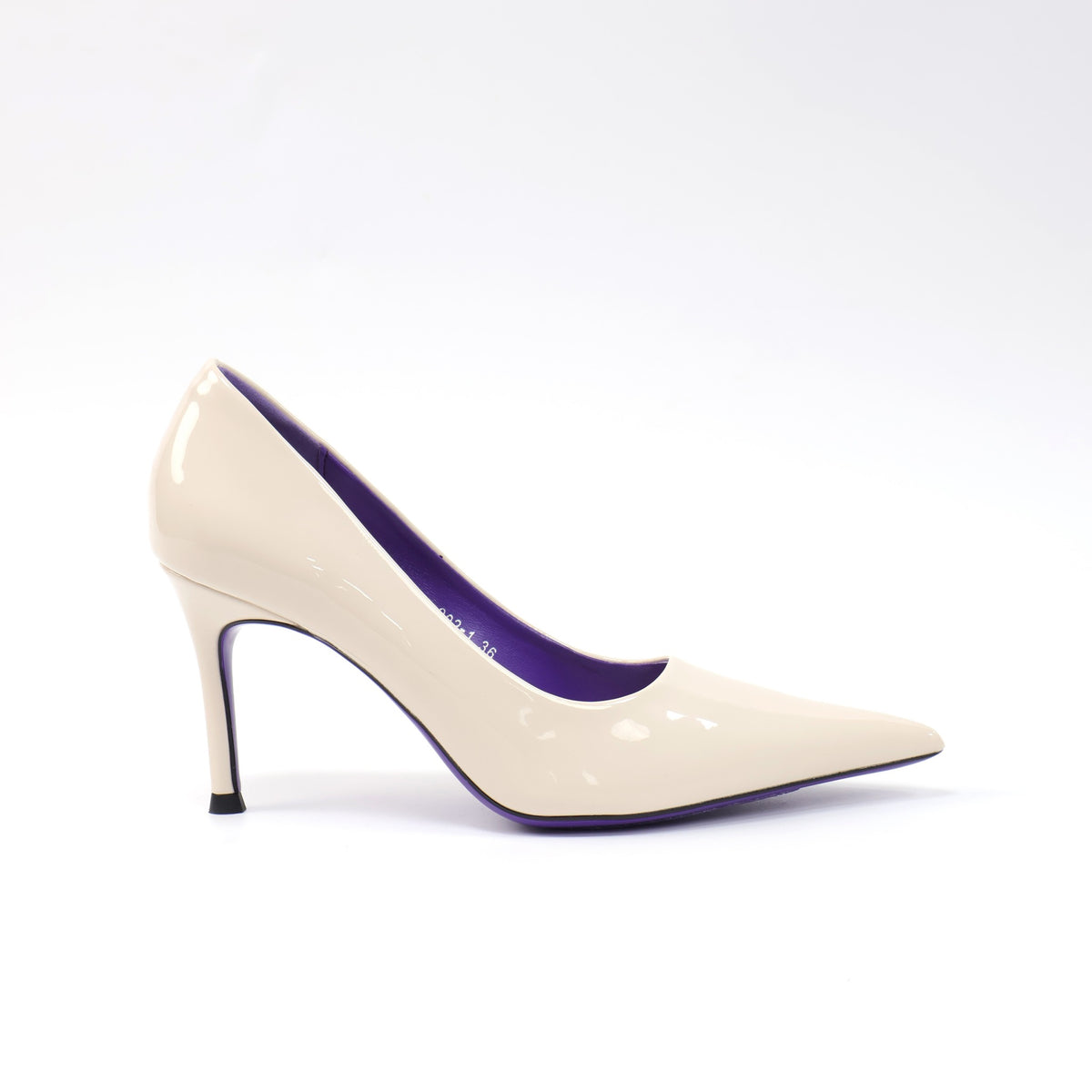 ELVESSIA 902-1 Off-White pointed-toe pumps