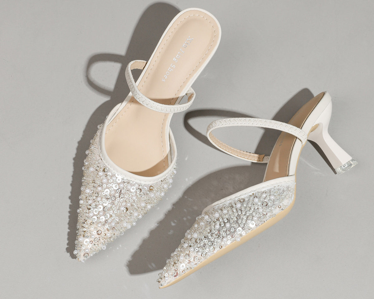 Beaded Pointed Toe