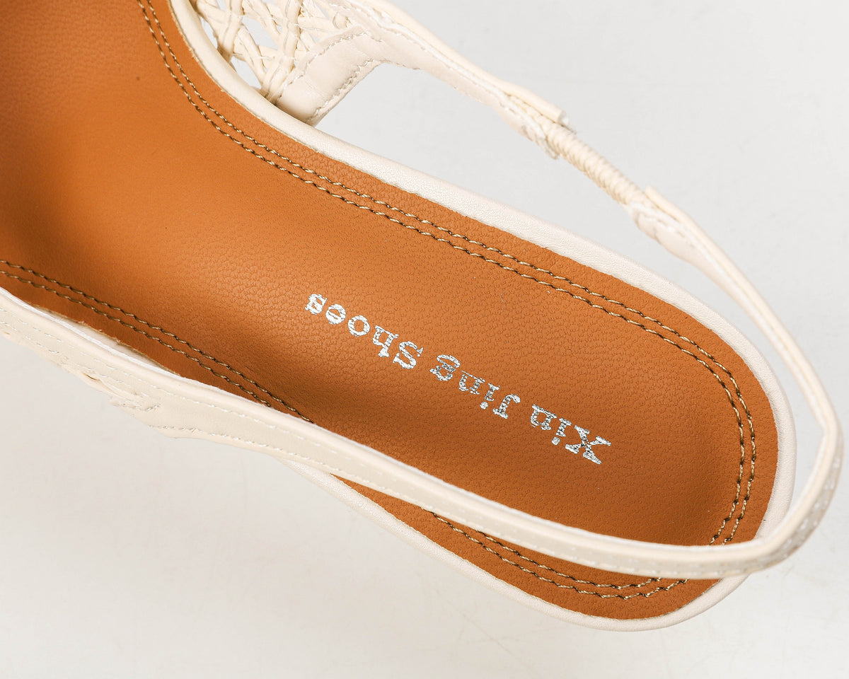Elasticated Slingback Strap